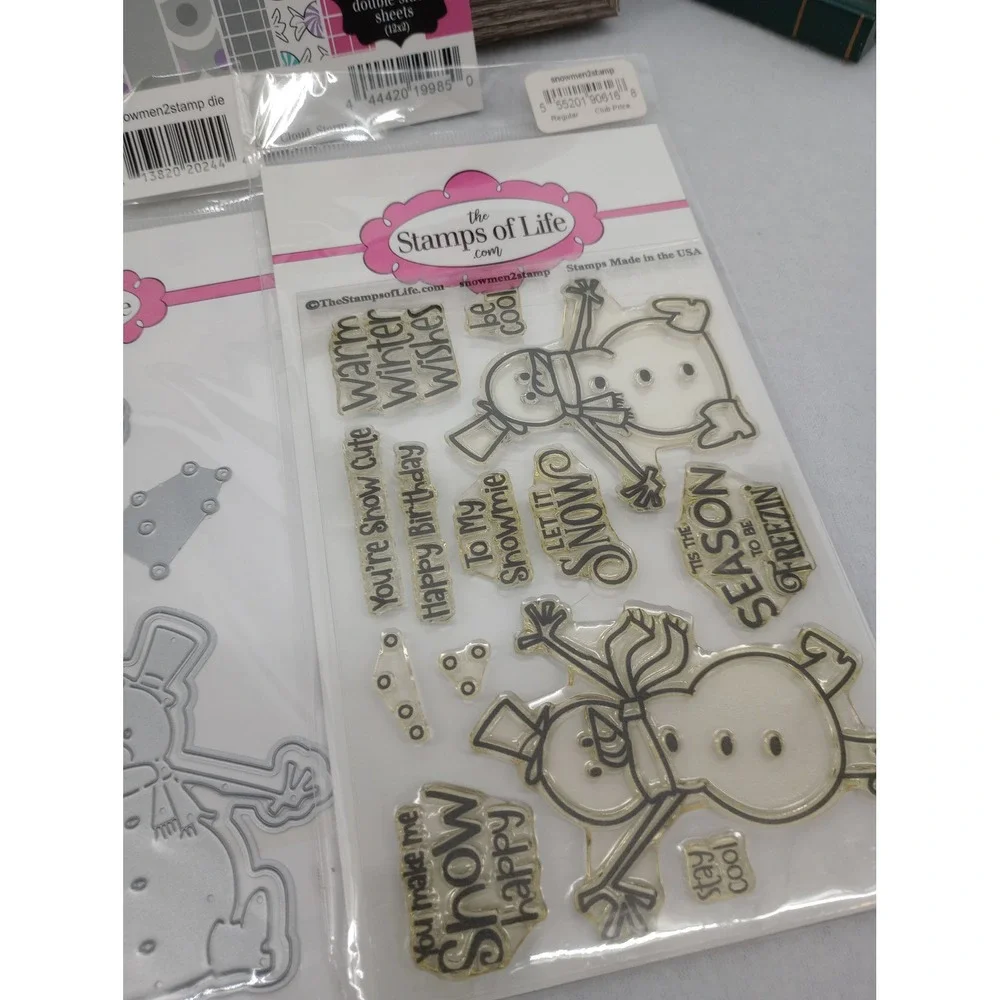 The Stamps of Life Snowmen2stamp Stamp Die Paper Set Let It Snow